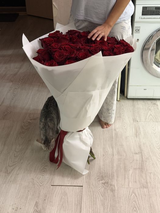 Букет из 51 голландской розы
