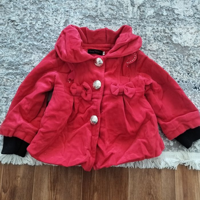 Детское пальто розовое