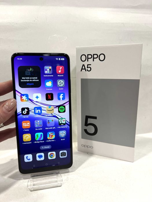 Oppo A5, Dark purple,128GB/6GB RAM, ca NOU!