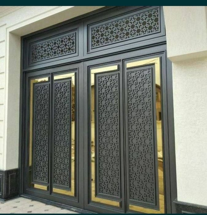 Дарвоза решeтка окна панжара навес  Darvoza reshotka panjara naves par