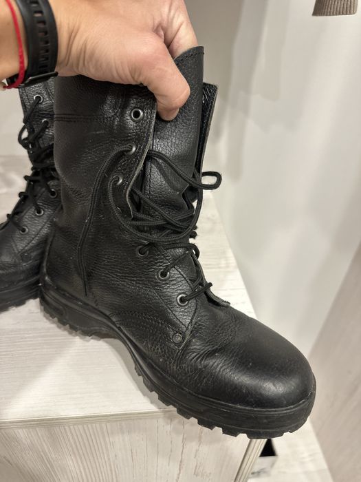 Берцы летние кожанные