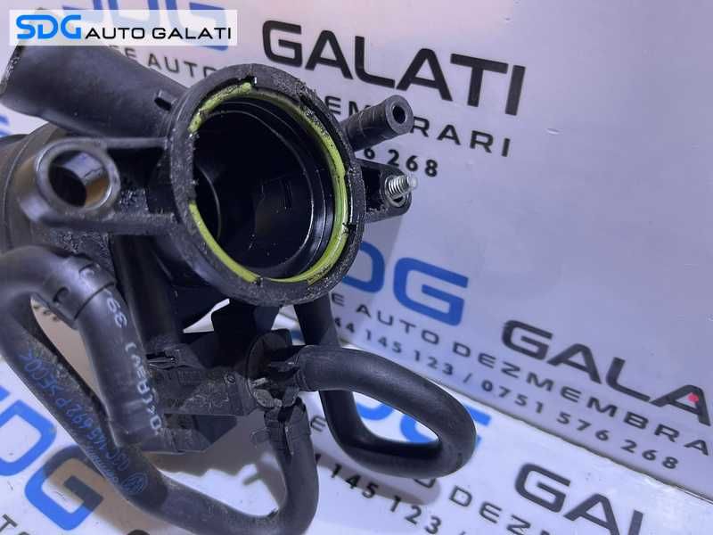 Tub Racord Admisie Supapa Electrovalva Convertor Presiune Turbo Turbina Turbosuflanta VW Golf PLUS 1.4 TSI CAX CAXA 2004 - 2014 Cod 03C129656C  [D0155]