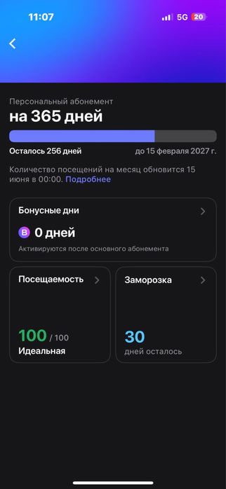 Продается aбонемент 1fit