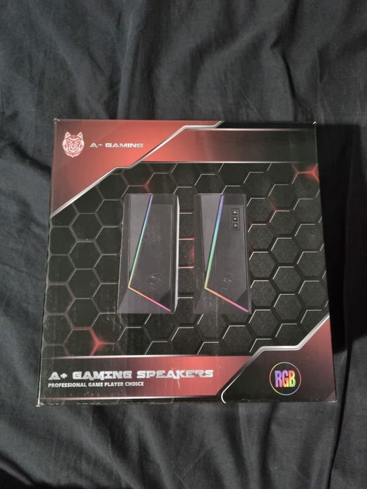 Boxe gaming A+ Kandaon, 2.0, Iluminare RGB