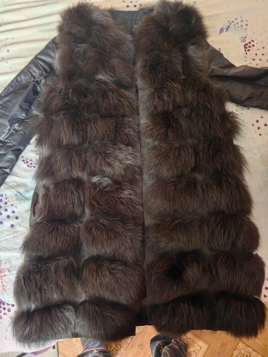 Продам меховой жилет с курткой