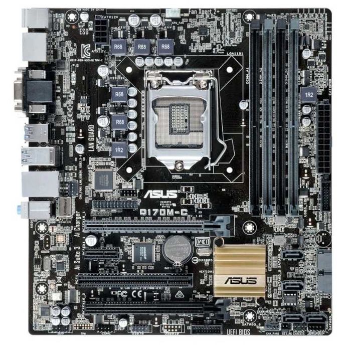 Kit Intel Core i5 6600 + Asus Q170M-C | Quad Core | 3.3 Ghz | Garantia!