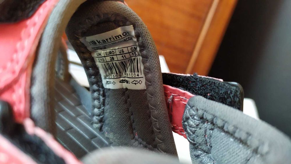 Чисто нови детски сандалки Karrimor , номер:UK - C 10 ; EU - 28