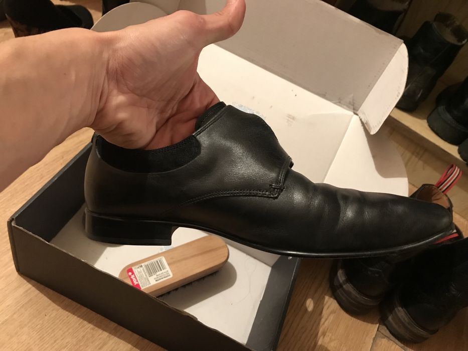 Кожаные туфли (монки)