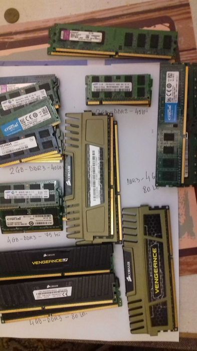Memorii  PC DDR 3 /CML16GX3M4A  DDR 2, DDR3 4GB Laptop