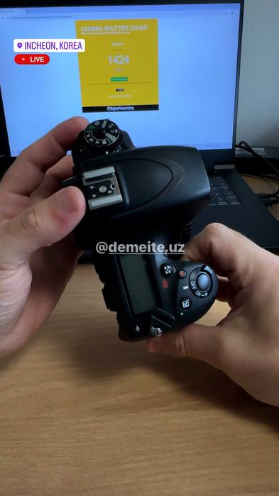 Nikon 750D Body. Probeg: 1.424. Holati: Ideal(Yengide)