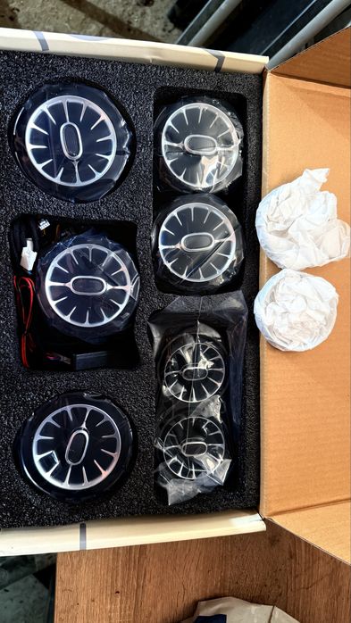 Въздуховоди светещи лед w177 A/w118 Gla 2014/2022 духалки 64 цвята