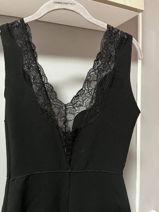 Черна рокля Zara XS