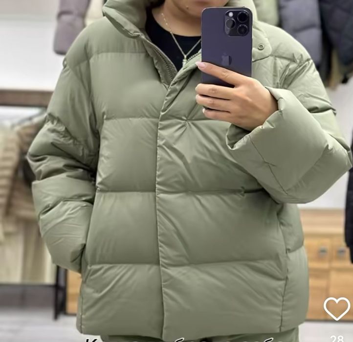 Пуховик кокон Uniqlo