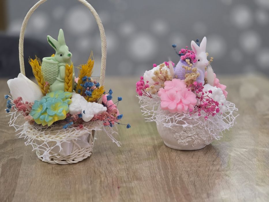 Aranjamente de sapun si ceara de soia