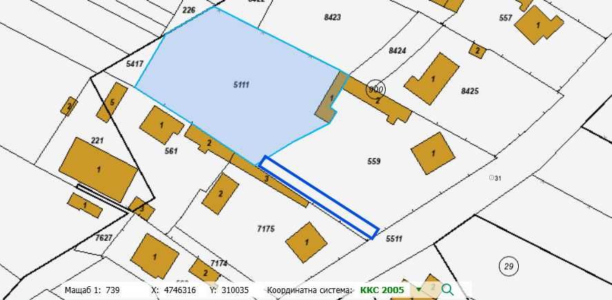 Парцел за продажба в гр.Костинброд