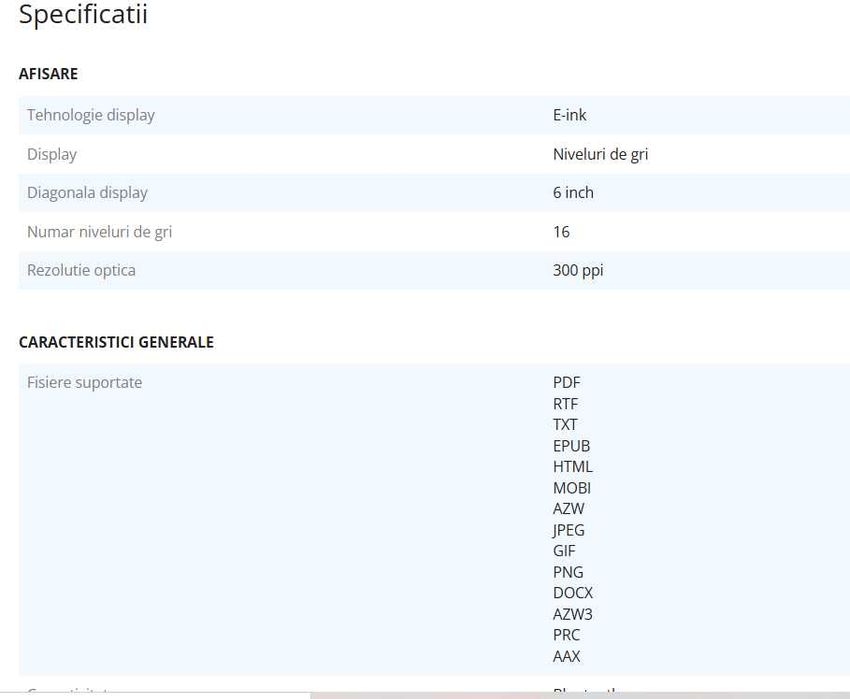 eBook Reader Amazon Kindle 2022, Display 6" 300 ppi, stare impecabila
