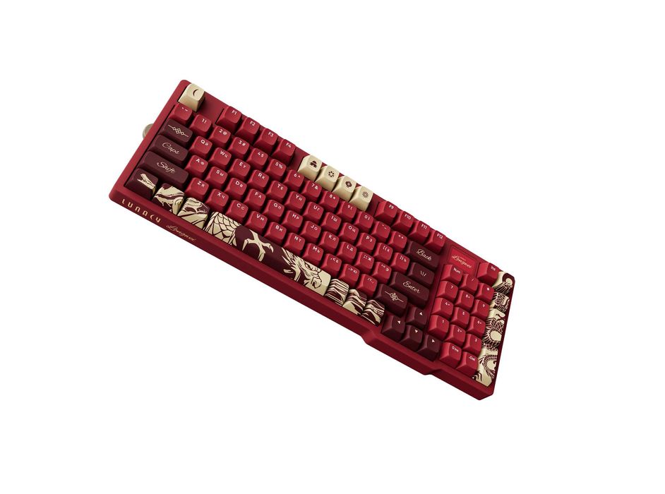 \ Игровой набор Lunacy Longwei Red (клавиатура + коврик)