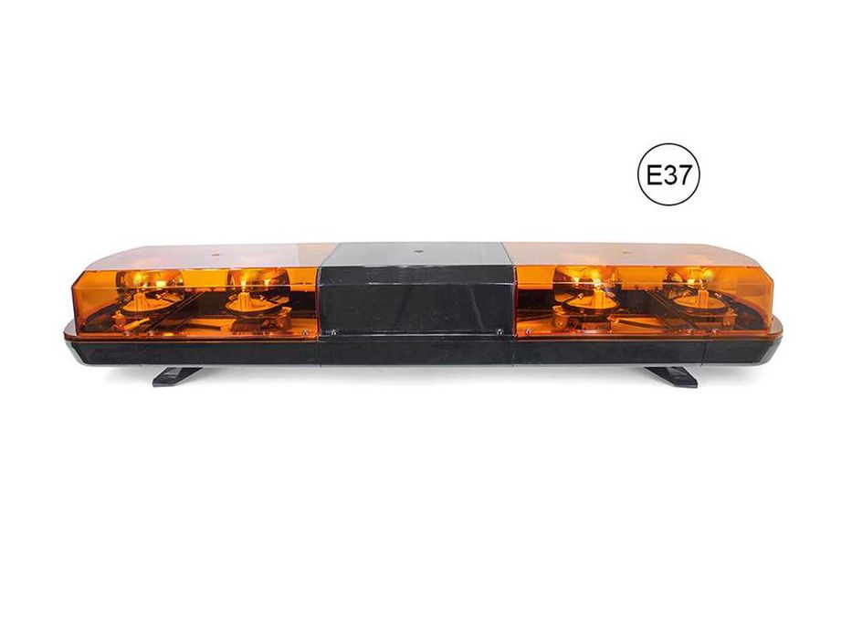 Rampă girofar auto 12V halogen, montaj fix (cu șuruburi) – semnalizare camion/utilaje