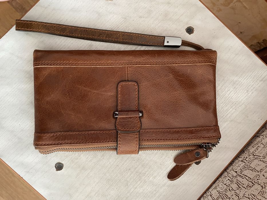 Кошелек натуралный кожа