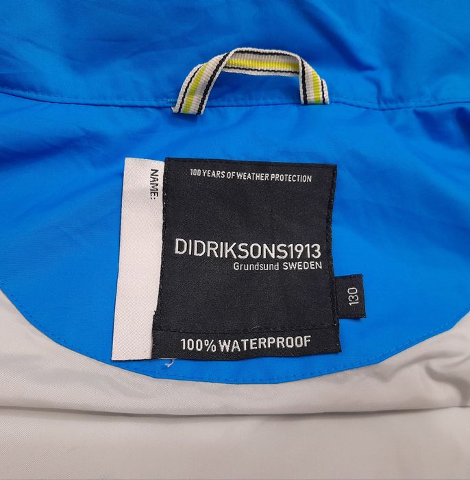 Geaca Didriksons 100% Waterproof STORM System, mărimea 130 copii