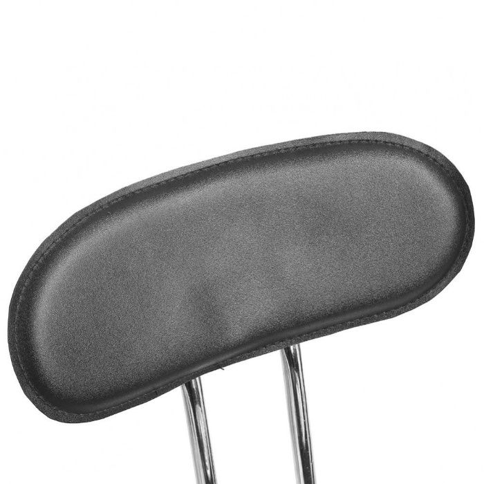 Scaun cu spatar / scaun cosmetica /pedichiura ALB NEGRU