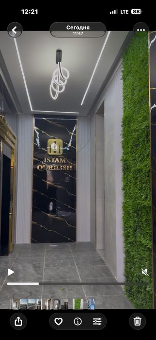 Навои шахар Дом бита Истам курилиш 10 этаж 3 хона + 1 хона кадастрли