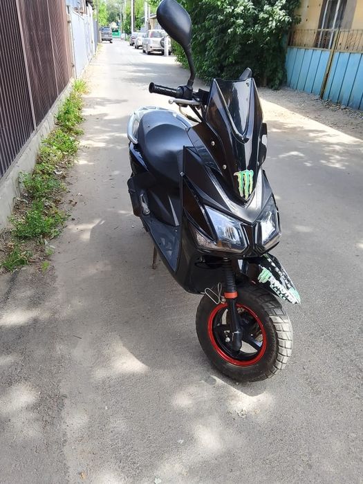 Скутер самурай, чеорный