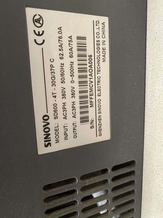 Частотник sinovo 30 кВт