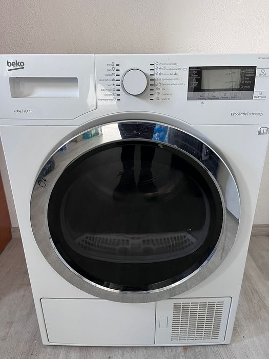 Uscător de Rufe Beko cu Pompă de Căldură, 8 Kg, Clasa A+++