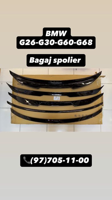 BMW G26-G30-G60-G68 spolier