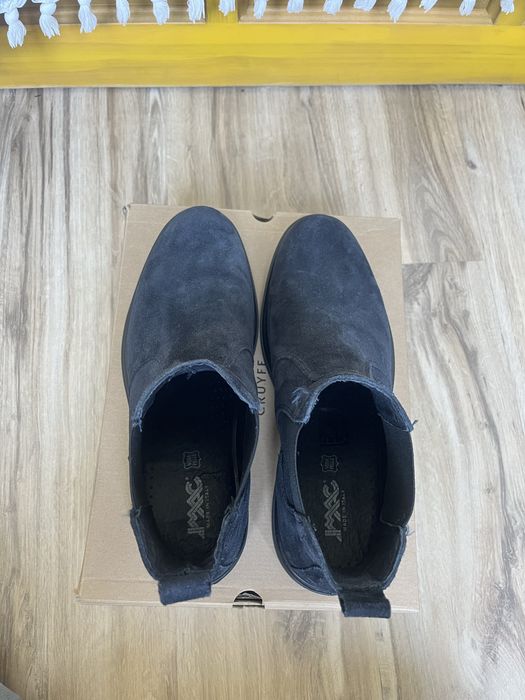 Мъжки боти естествен велур