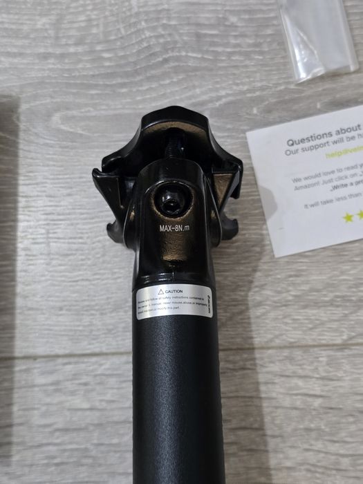 Tija de șa VELMIA aluminiu 27.2–31.6 mm – pentru MTB, trekking, e-bike