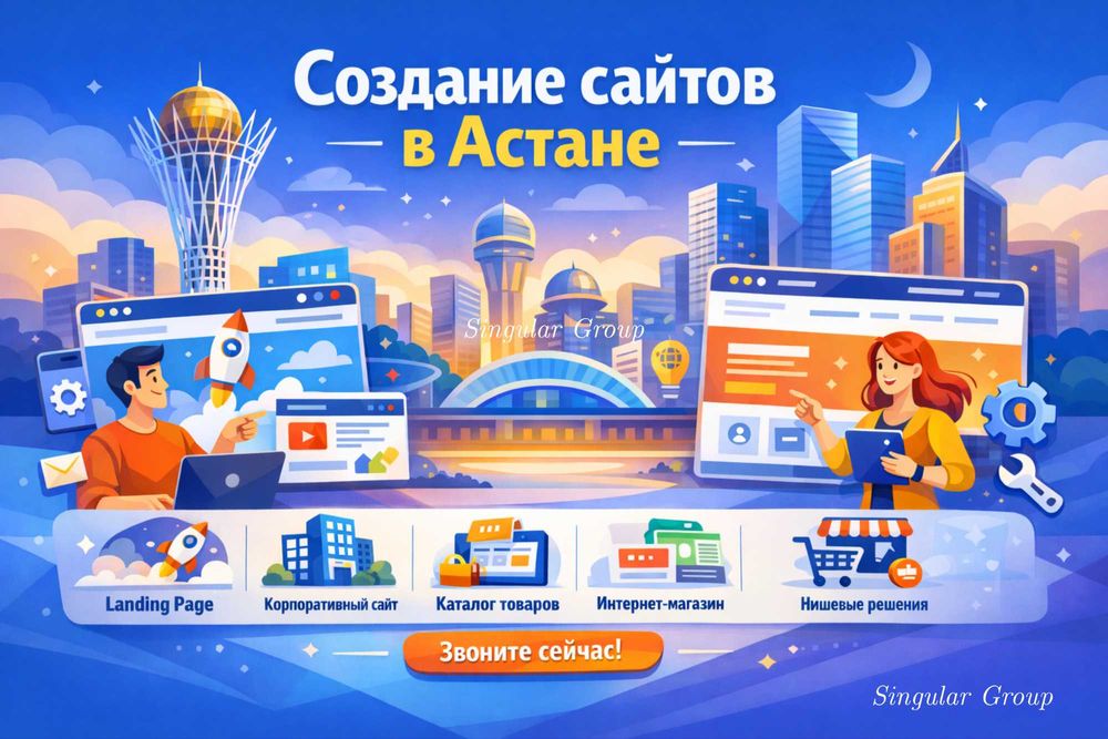 Создание сайтов в Астане