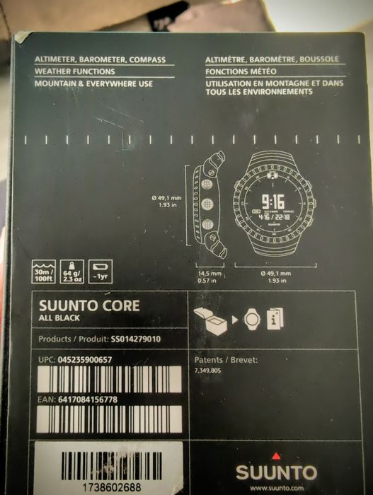 Ceas Suunto Core AllBlack