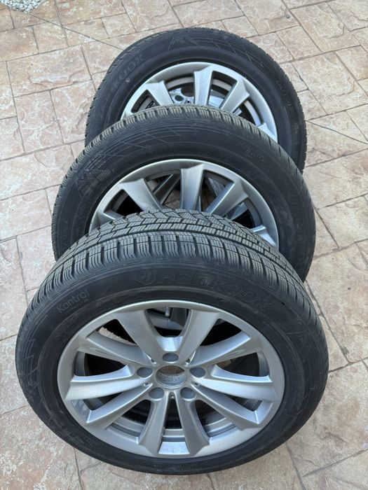 Jante 17 BMW F10 F11 anvelope iarna  RSC Hankook 225 55 17 aproape noi