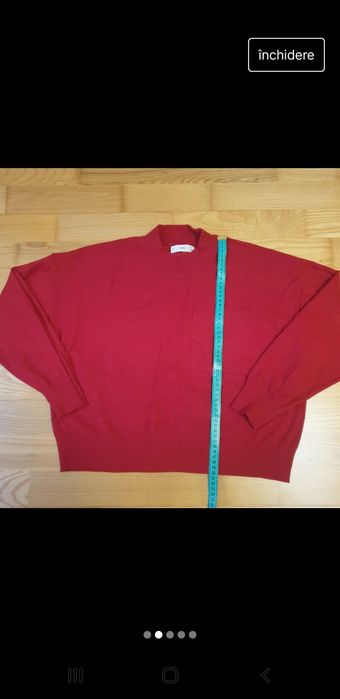 Pulover dama,Mango,mar M,rosu