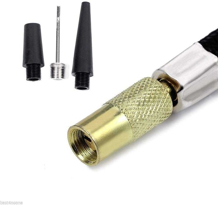 Метален компресор с манометър за гуми - 12V/120W