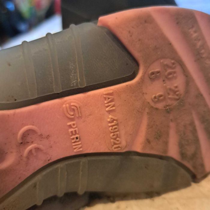 Детски ботуши за момиче, 26-27 номер