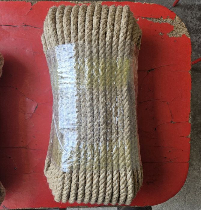 Декоративная Берёвка . Веревка джутовая. Канат Аркон ип лента