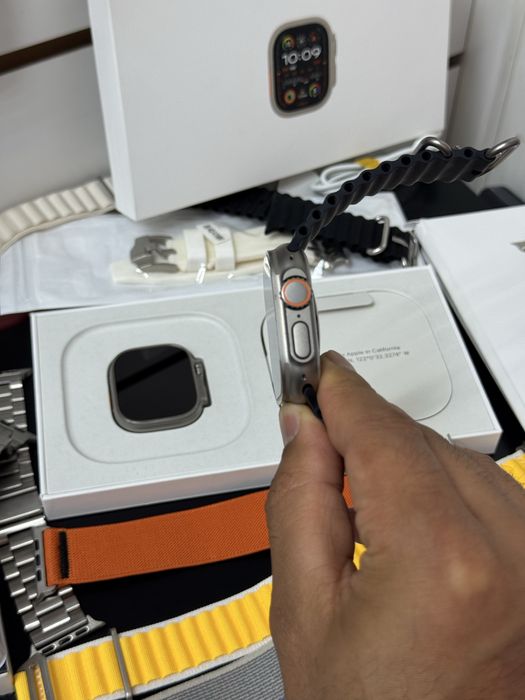  Apple Watch Ultra titanium Olive Alpine Loop M