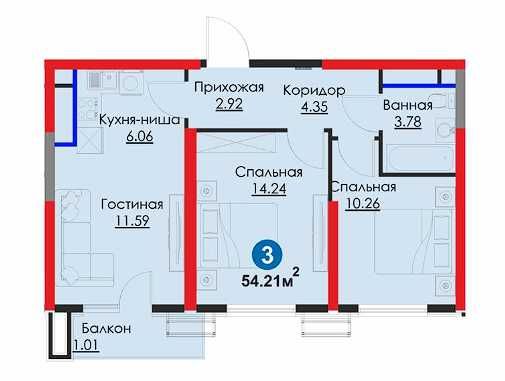 3х комнатная новостройка, Ипотека, Фаргона Йули, Яшнабадский