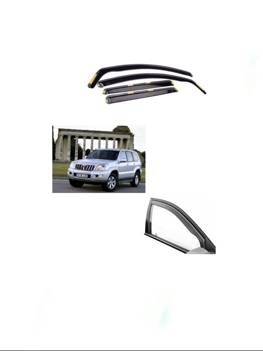 Ветробрани Toyota LAND CRUISER J120 (2003-2009) -4/5 врати- (4бр.)
