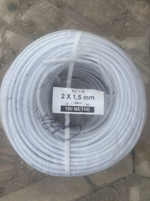 Cablu electric myym/lițat de 2x1,5, 2x2,5, 3x1,5 și 3x2,5