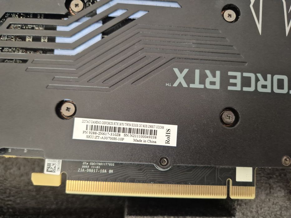 Zotac Rtx 3070 8gb