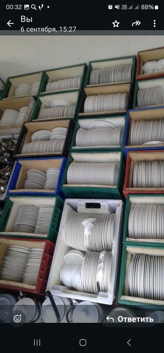 Прокат посуды и столов