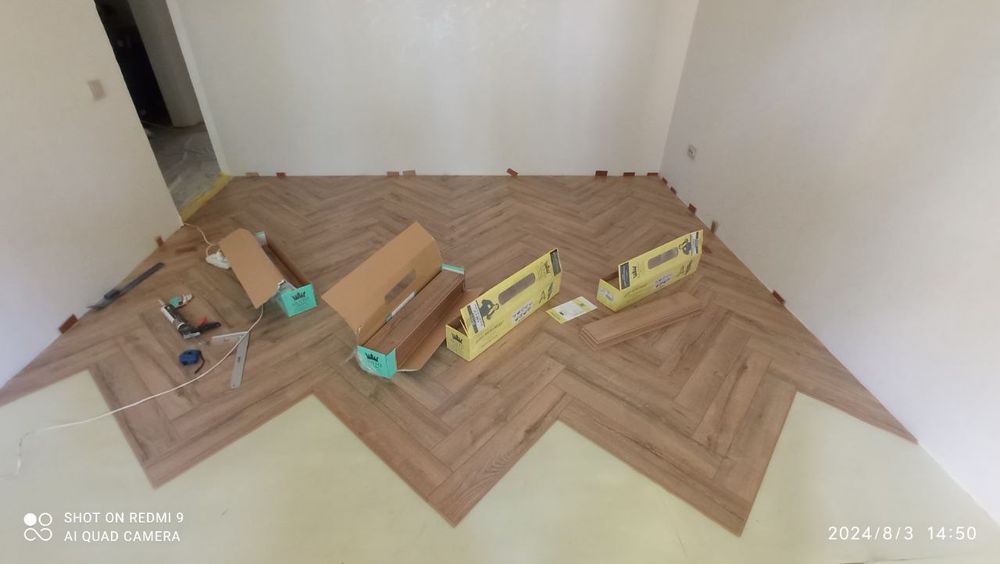 Укладка ламината, таркет.