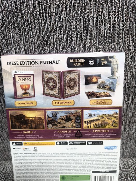 Anno Pax Romana Tribun edition Steelbook PS5
