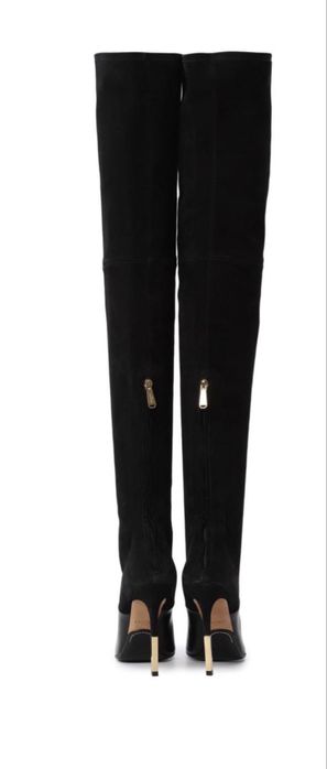 Сапоги ботфорты balmain