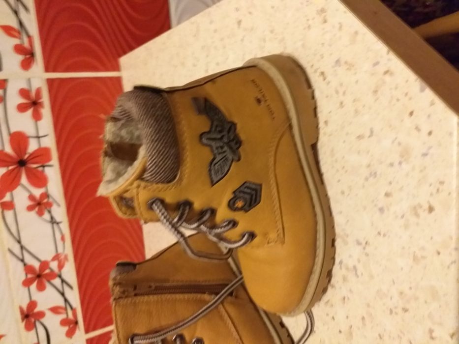 Bocancii originali piele marmiea 25 Tom Tailor