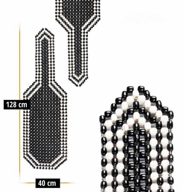Масажор с топчета за кола, подложка за седалка, черно бели топчета